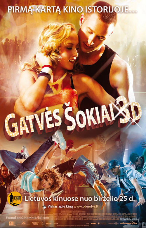 StreetDance 3D - Lithuanian Movie Poster