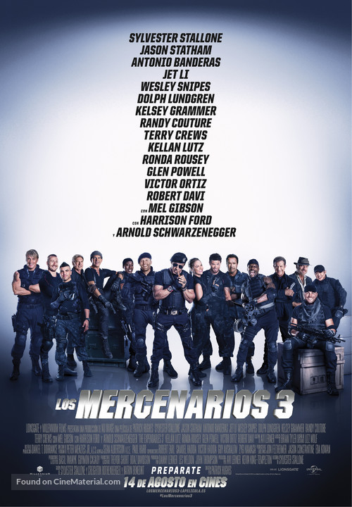 The Expendables 3 - Spanish Movie Poster