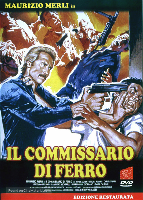 Il commissario di ferro - Italian DVD movie cover