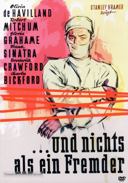 Not as a Stranger - German DVD movie cover