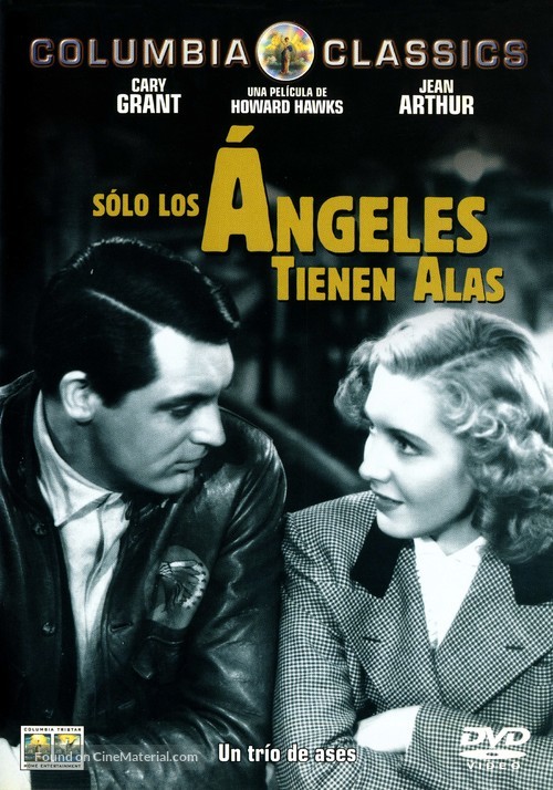 Only Angels Have Wings - Spanish DVD movie cover