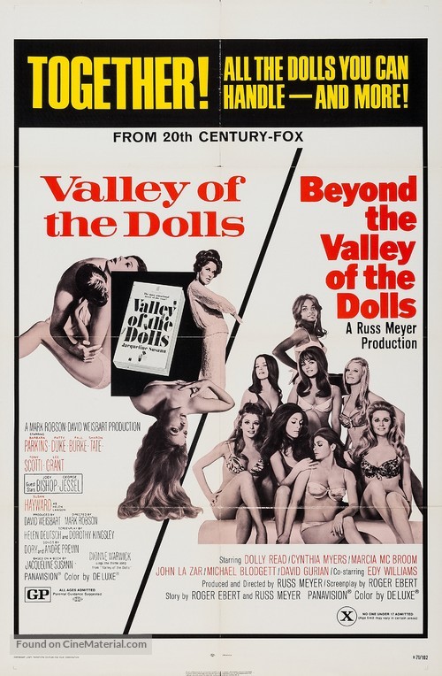 Valley of the Dolls - Combo movie poster