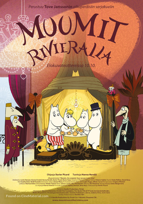 Muumit Rivieralla - Finnish Movie Poster