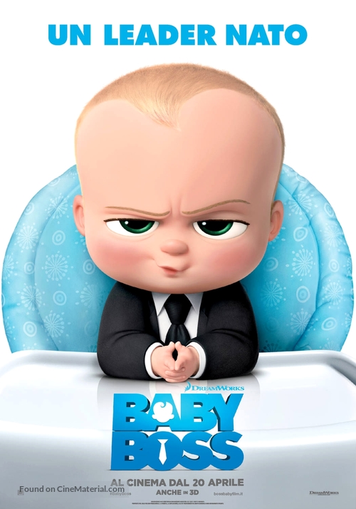 The Boss Baby - Italian Movie Poster