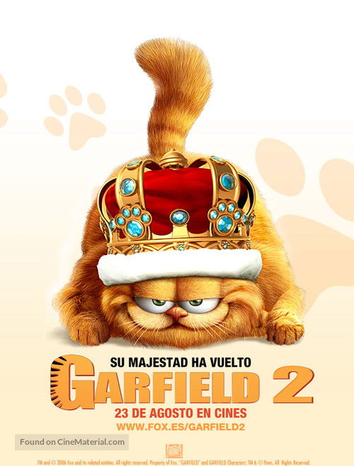 Garfield: A Tail of Two Kitties - Spanish Movie Poster