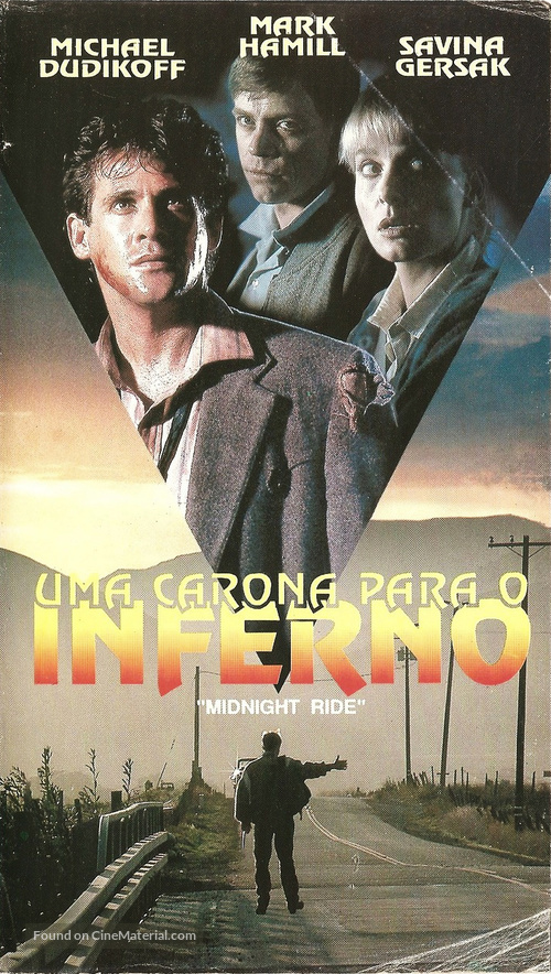 Midnight Ride - Brazilian VHS movie cover