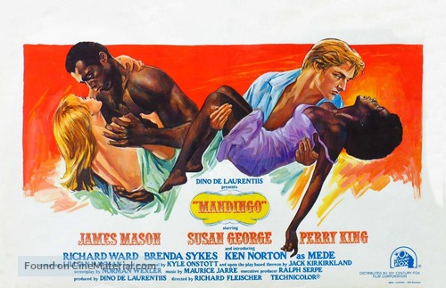 Mandingo - Belgian Movie Poster