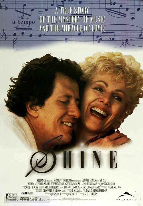 Shine - Canadian Movie Poster