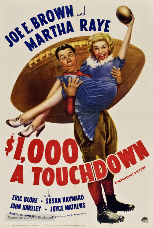 $1000 a Touchdown - Movie Poster