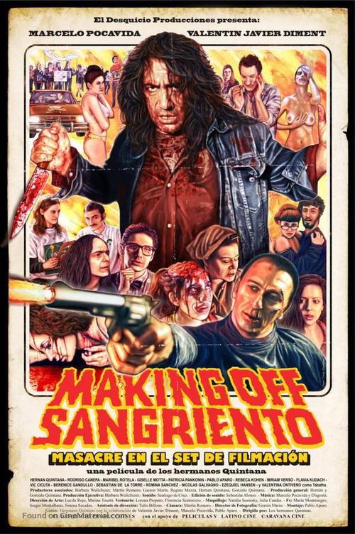 Making off Sangriento: Masacre en el set de Filmaci&oacute;n - Argentinian Movie Poster