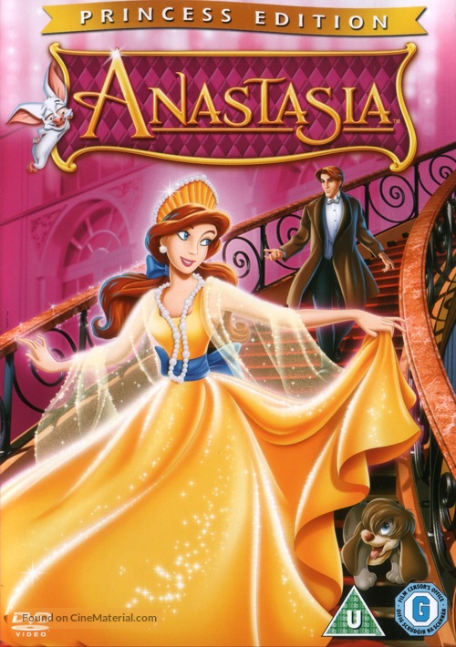 Anastasia - British DVD movie cover