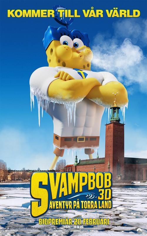 The SpongeBob Movie: Sponge Out of Water - Swedish Movie Poster