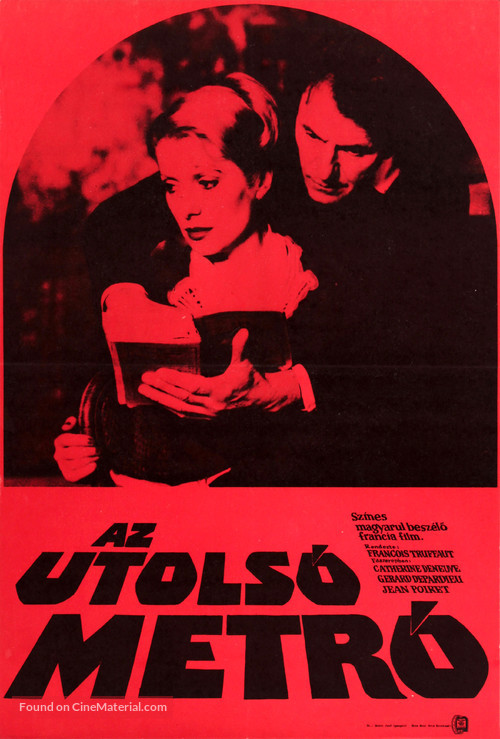 Le dernier m&eacute;tro - Hungarian Movie Poster
