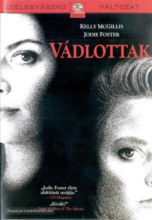 The Accused - Hungarian DVD movie cover