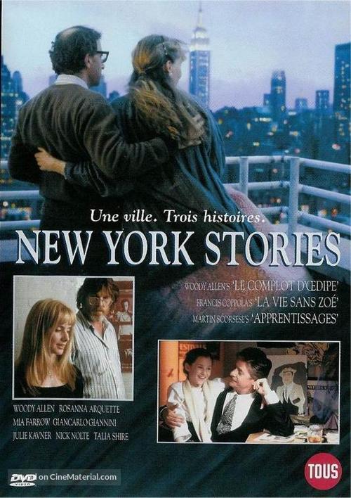 New York Stories - Belgian DVD movie cover