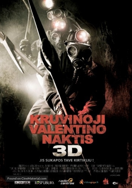 My Bloody Valentine - Lithuanian Movie Poster