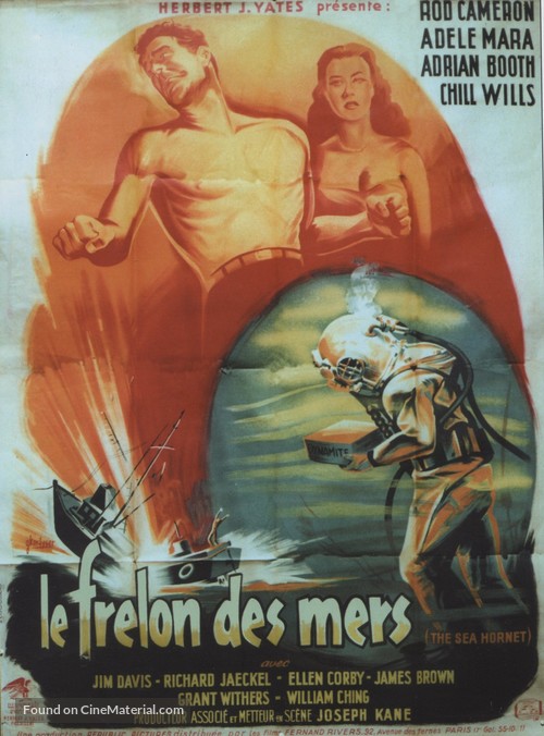 The Sea Hornet - French Movie Poster