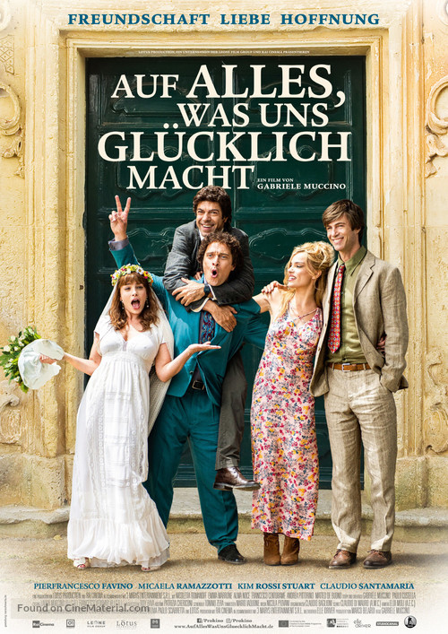 Gli anni pi&ugrave; belli - German Movie Poster