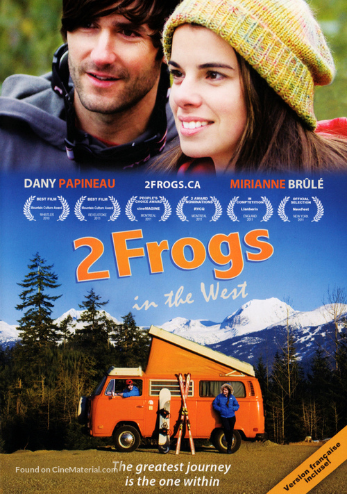 2 Frogs dans l&#039;Ouest - Canadian DVD movie cover