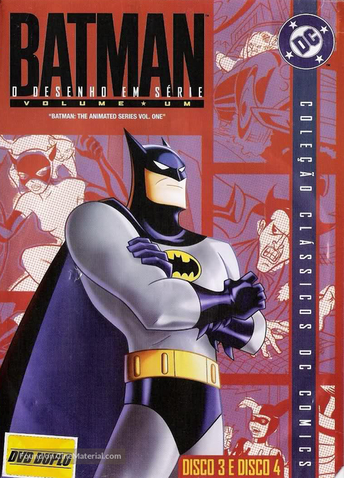 &quot;Batman: The Animated Series&quot; - Brazilian DVD movie cover