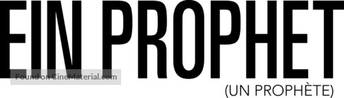 Un proph&egrave;te - German Logo