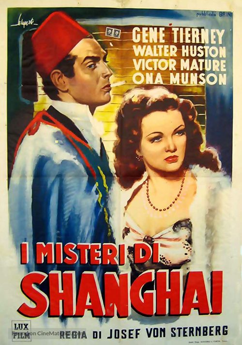 The Shanghai Gesture - Italian Movie Poster