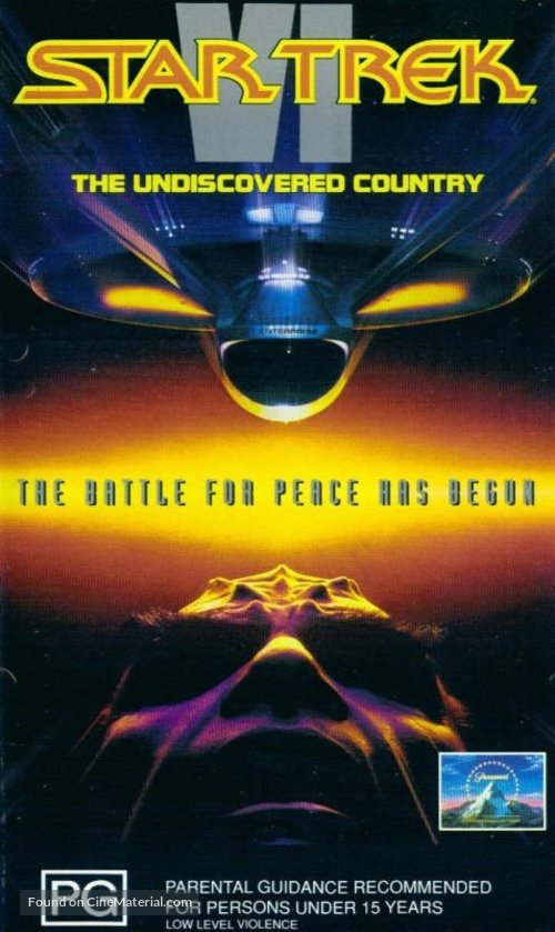 Star Trek: The Undiscovered Country - Australian VHS movie cover