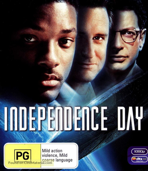 Independence Day - Australian Blu-Ray movie cover