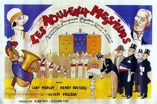 Les nouveaux messieurs - French Movie Poster