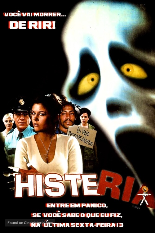 Shriek If You Know What I Did Last Friday The Thirteenth - Brazilian VHS movie cover