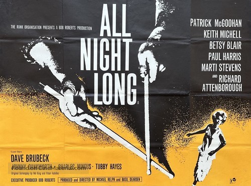 All Night Long - British Movie Poster