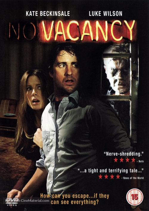 Vacancy - British DVD movie cover
