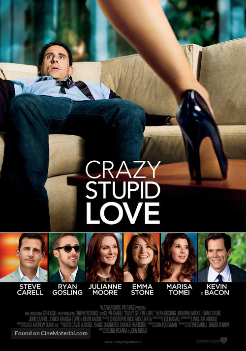 Crazy, Stupid, Love. - Italian Movie Poster