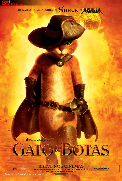 Puss in Boots - Brazilian Movie Poster