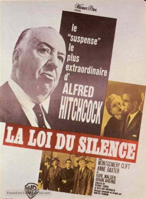 I Confess - French Movie Poster