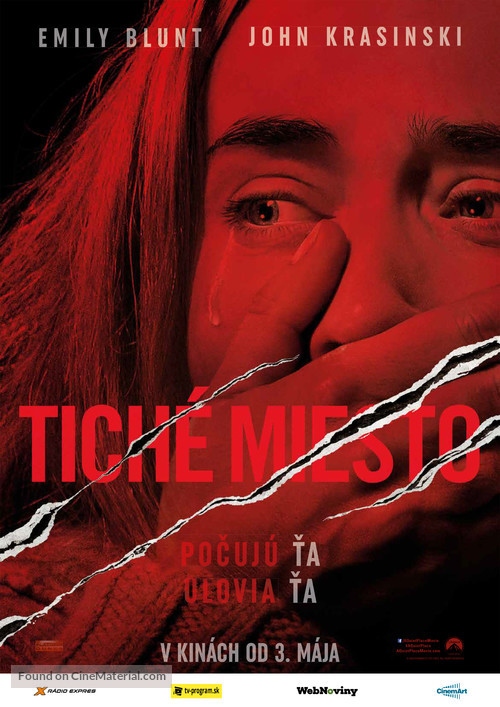 A Quiet Place - Slovak Movie Poster