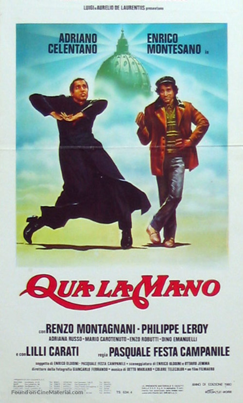 Qua la mano - Italian Movie Poster