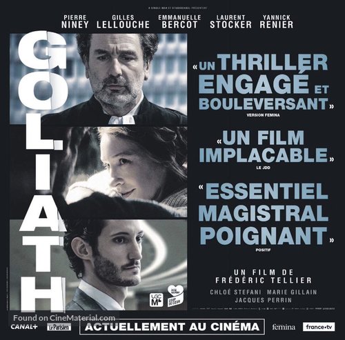 Goliath - French poster