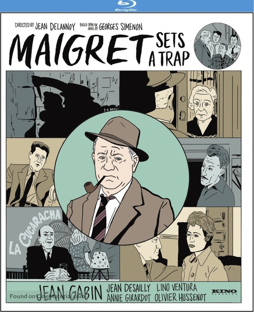 Maigret Sets a Trap - Blu-Ray movie cover