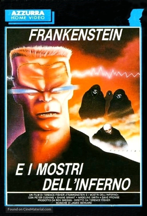 Frankenstein and the Monster from Hell - Italian Movie Cover