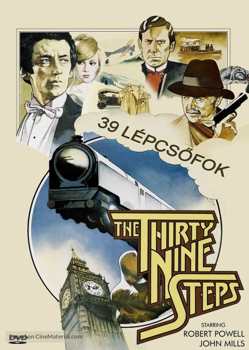 The Thirty Nine Steps - Hungarian Movie Cover