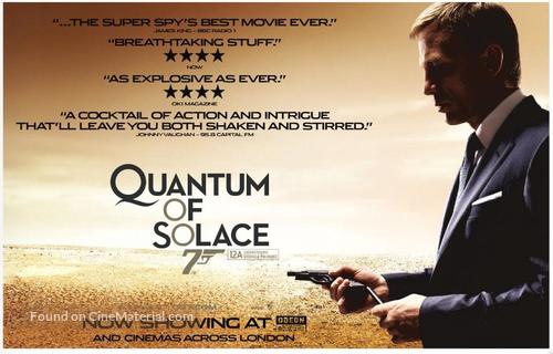 Quantum of Solace - British Movie Poster