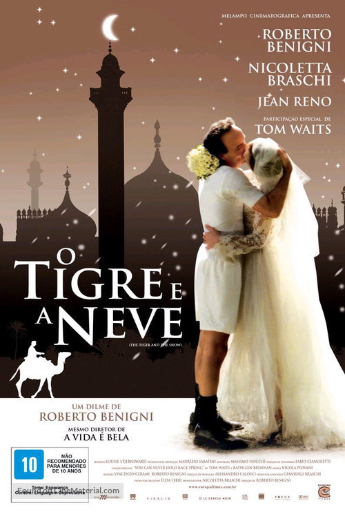 Tigre e la neve, La - Brazilian Movie Poster