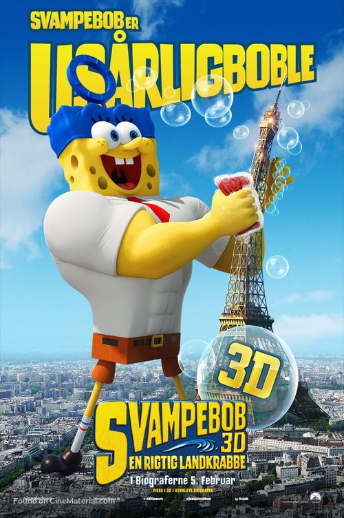 The SpongeBob Movie: Sponge Out of Water - Danish Movie Poster