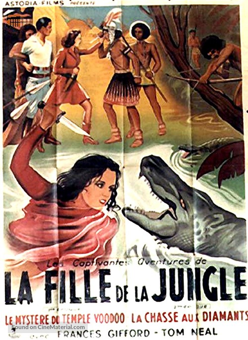 Jungle Girl - French Movie Poster