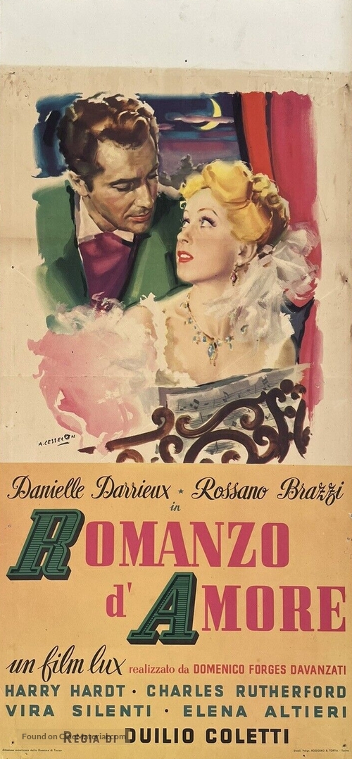 Serenade van Toselli - Italian Movie Poster