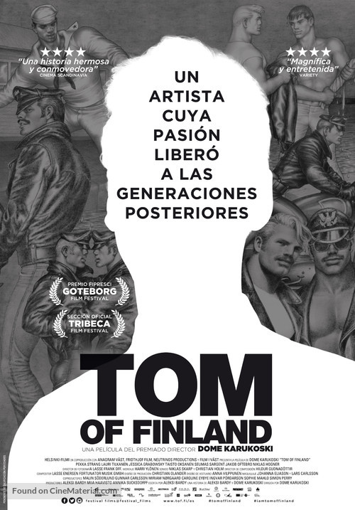 Tom of Finland - Spanish Movie Poster
