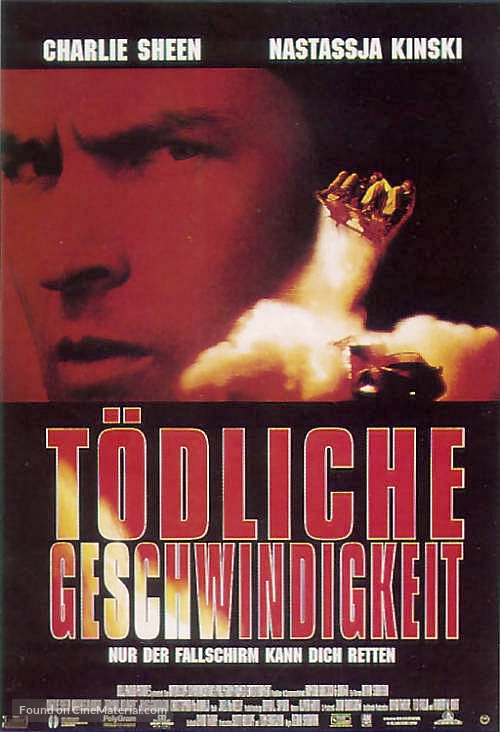 Terminal Velocity - German Movie Poster