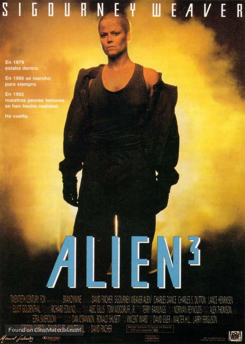 Alien 3 - Spanish poster