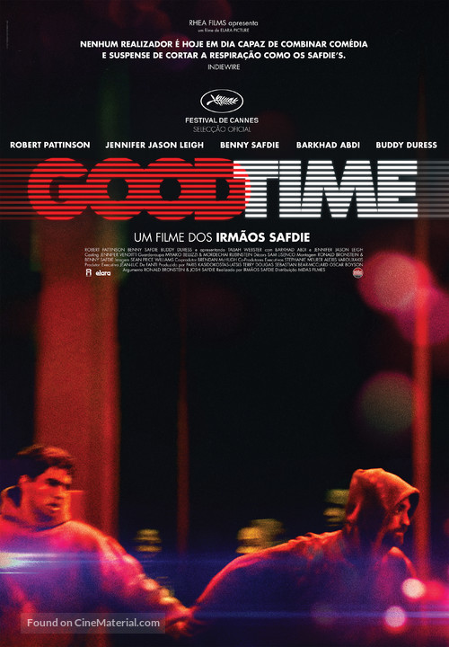 Good Time - Portuguese Movie Poster